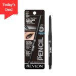 Revlon ColorStay Pencil Waterproof Eyeliner, Smudge-Proof, Eye Makeup with Built-In Sharpener, Packaging May Vary, 201 Black, 0.01 oz